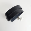 Hermes Reversible Leather Belt with H Buckle 32mm Black Navy 90 Silver Matte 156334640 [P]