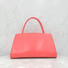 Prada Pink Triangle Logo Brush Leather Tote Bag 5502 163154860 [P]
