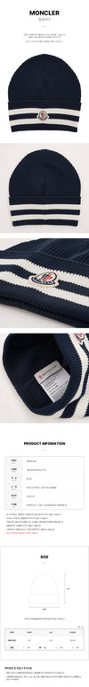 MONCLER ストライプ カフ ビーニー 152233313 [P]