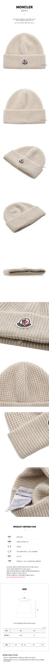 Moncler Logo Patch Beanie 114884108 [P]