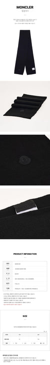 MONCLER ロゴパッチマフラー 163152186 [P]