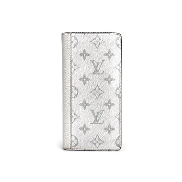 LOUIS VUITTON Taiga Monogram Brasse Geldbörse Optik Weiß M30889 160755431 [P]