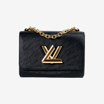 Louis Vuitton Epi Twist Chain Shoulder Bag PM Black 19M21119 162941227 [P]