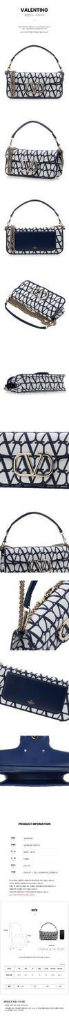 VALENTINO Damen V-Logo Ikonographie Schultertasche 3W2B0L96 TQB FC6 60682916 [P]
