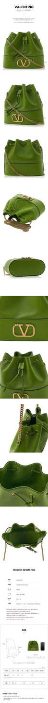 Valentino Women's V Logo Bucket Bag 3W2P0T83 HPF EW5 64450662 [P]