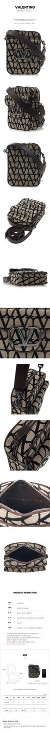 VALENTINO 3Y2B0C14 PMJ 6ZN Unisex Ikonographie V-Logo Mini Crossbody 76416852 [P]