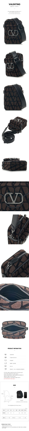 VALENTINO 3Y2B0C15 PMJ U02 Unisex Ikonografie V-Logo Crossbody Bag 76416823 [P]