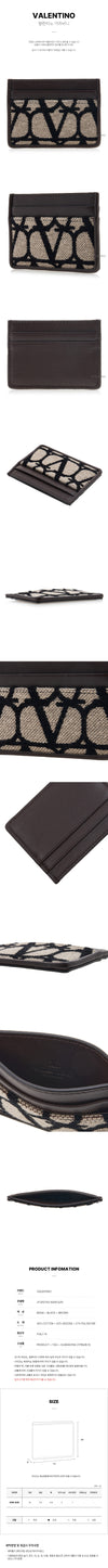 VALENTINO Männliche Ikonographie Kartenetui 3Y2P0T83 WAW 6ZN 75827270 [P]