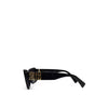 Miu Miu Square Oval Acetate Sunglasses Black Slate Grey 160756435 [P]