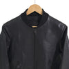 Prada Men's Triangle Logo Leather Shell Bomber Jacket Black 48 UPW455 161290183 [P]
