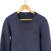 Chrome Hearts Men's Leather Cross Patch Sweatshirt Navy 162251566 [P]