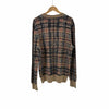 BURBERRY メンズ スクリブル ノバ チェック メリノ ウール ニット セーター ベージュ 160158652 [P]