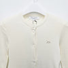 Maison Kitsune Baby Fox Ribbed Cardigan Pure Ecru 154126969 [P]