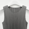 ISSEY MIYAKE プリーズ プリーズ ベーシック ストレート ロング ドレス グレー (12) 26SS 157128595 [P]