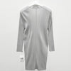 ISSEY MIYAKE Basic Cardigan / Hellgrau 159353013 [P]