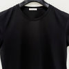 MONCLER Logo-Patch Baumwoll-Jersey T-Shirt Schwarz (8C73200 V8058 999) 155940636 [P]