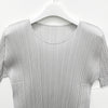 ISSEY MIYAKE 26FW プリーツプリーズ ベーシックトップ / ライトグレー (PP67JK103 10) 159353026 [P]