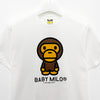 BAPE ベイビー マイルロ 半袖Tシャツ ホワイト (002TEM301001M WHITE) 157128901 [P]