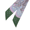 Hermes Bride de Gala Love Silk Twilly Scarf Green Pink 160755403 [P]
