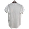Isabel Marant Etual KOLDI Linen Silver Logo T-Shirt White (20WH) A1N10E 20WH 123480982 [P]