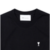 AMI Heart Logo Black T-Shirt 155006007 [P]