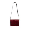 Marni Trunk Saffiano Nylon Shoulder Crossbody Bag Burgundy Medium 158667659 [P]