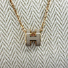 Hermes Maron Glace Women's Necklace Maron Glace Authenticity Certificate C250916-02 146270387 [P]