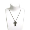 Damiani Metropolitan Cross Necklace Silver Diamond 160755443 [P]
