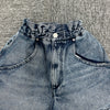 ISABEL MARANT 24FW TITEA Denim-Shorts mit Gummibund (SH0015FB B1H07I 30LU) 123771738 [P]