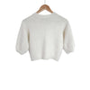 Dior Women's Kids Sequin Logo Alpaca Wool Knit Ivory 10A 158667673 [P]