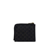 Celine Triomphe Canvas Lambskin Removable Card Holder Coin Purse Wallet Tan 160755409 [P]