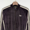 NEEDLES Butterfly Stickerei C PE Velours Rippskragen Track-Jacke Charcoal (QV319 B) 135796823 [P]