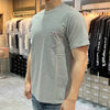 MAISON KITSUNE Tricolor Fox Patch Pocket T-Shirt Grau Mélange 123476045 [P]