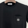 STONE ISLAND Kurzarm-T-Shirt mit Logo- und Patch-Tasche 123761908 [P]