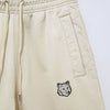 MAISON KITSUNE Oversized Shorts mit Bold Fox Head Patch (MM01121KM0001 P205) 123776226 [P]