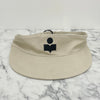 ISABEL MARANT TYRY Logo Visierkappe Ecru Schwarz (A3C05A ECBK) 123475579 [P]
