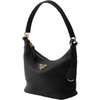 PRADA Hobo Schultertasche aus Vitello Dino Schwarz 158202284 [P]