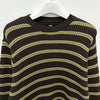 stussy Stripe Crew Knit Forest 153570520 [P]