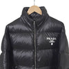 Prada Men's Nylon Logo Shiny Down Jacket Black SGC089 161835407 [P]