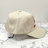Isabel Marant Tyrony Logo Baseball Cap Ecru Red stamp: CQ001XHB A3C01J ECRD 123475494 [P]