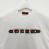 GUCCI プリンテッドロゴTシャツ ホワイト (9074) 157338678 [P]