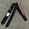 Thom Browne 26FW Striped Wool Tie Navy 159753560 [P]