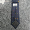 VIVIENNE WESTWOOD Logo Seidenkrawatte / Dunkelblau 162618046 [P]