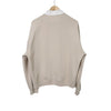 LOUIS VUITTON Embellished Logo Half-Zip Polo Sweatshirt Beige 161835411 [P]