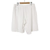 Prada Men's Triangle Logo Terry Bermuda Shorts White 162161578 [P]