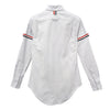 THOM BROWNE Damen Hemd mit Streifen und Armbinde aus Oxford 25FW 142766219 [P]