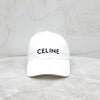 CELINE Baumwoll-Baseballmütze Weiß 2AUS9969P 8098 163158417 [P]