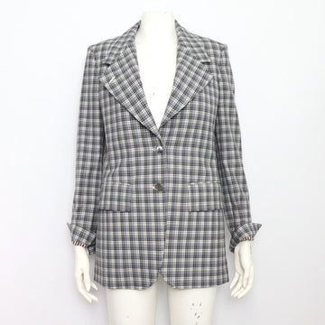 Thom Browne Checked Wide Lapel Women's Jacket FBC357A 152898643 [P]