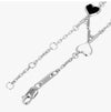 AMI Bi-Color Hammered Heart Logo Thin Chain Bracelet 161768625 [P]