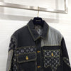LOUIS VUITTON ニゴ モノグラム クレイジー デニム ワークウェア ジャケット 48 10241 163158575 [P]